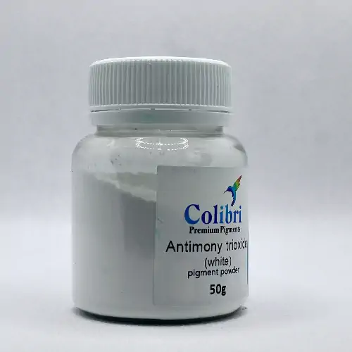 عکس یک شیشه کوچک اکسیدان آنتیموان