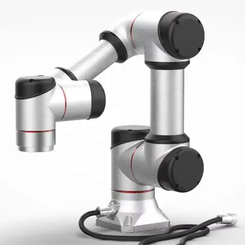 عکس یک رباط مشارکتی با بدنه الومینیومی و مفاصل مشکی