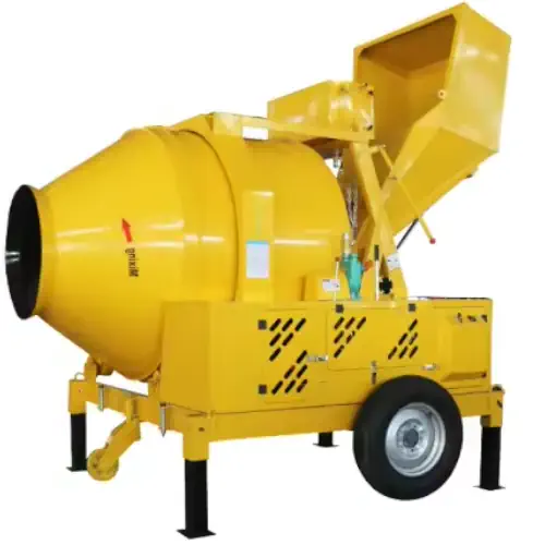 عکس دستگاه  بتونیر زرد رنگ