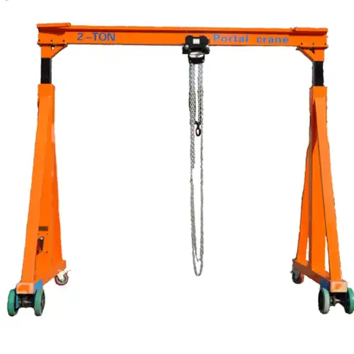 عکس جرثقیل دروازه ای در زمینه سفید