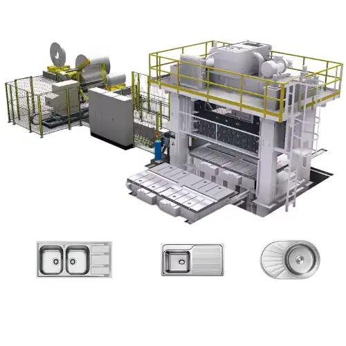 عکس خط تولید سینک استیل