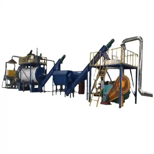 عکس خط تولید غذای ماهی  از اکسترودر تا پرکن