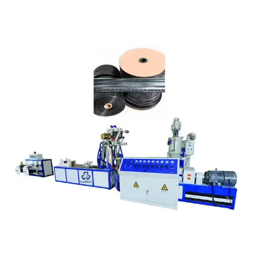 عکس خط تولید نوار آبیاری قطره ای