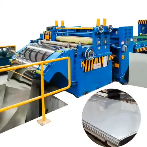 عکس خط تولید ورق استیل با نمونه تولید