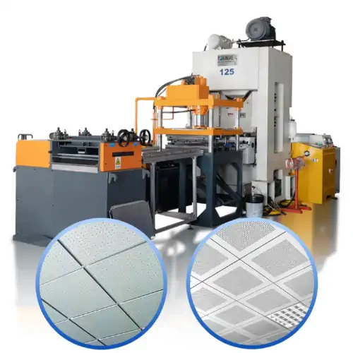 پنل سقفی با طرح مستطیلی و پنل سقفی نیمه اتوماتیک