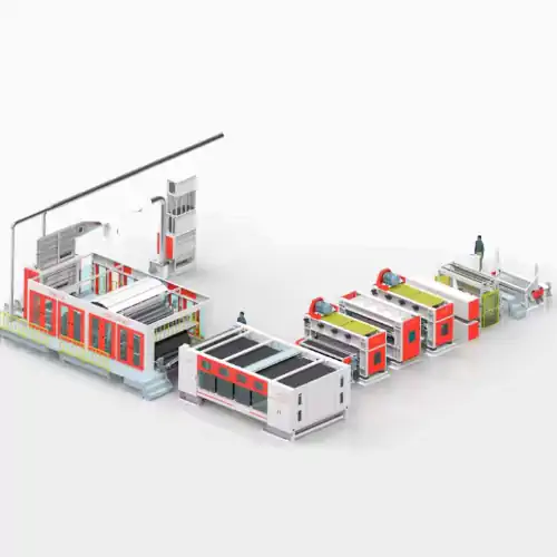 عکس خط تولید چرم مصنوعی