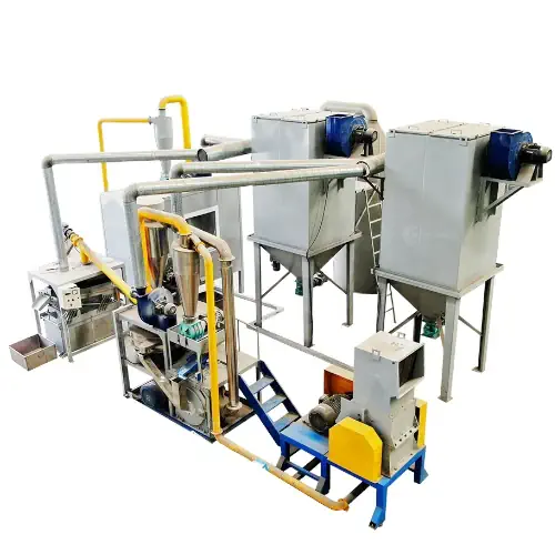 عکس خط تولید بازیافت زباله لوازم الکترونیکی