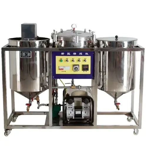 دستگاه تصفیه روغن کوچک