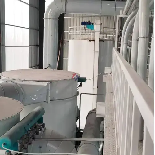 عکس بخشی از دستگاه آسیاب گندم صنعتی