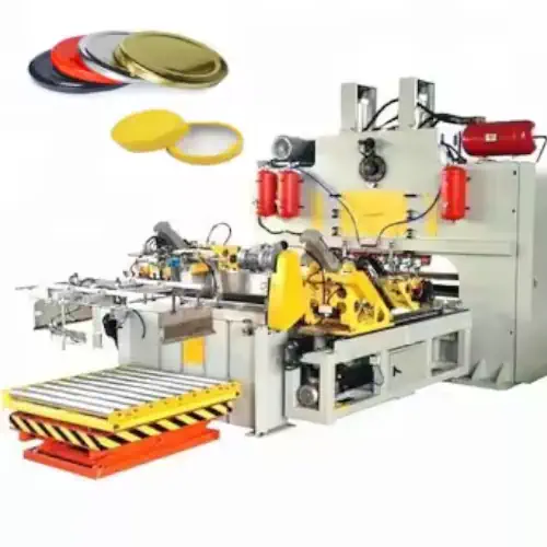 عکس دستگاه تولید درب بطری پلاستیکی به همراه انواع درب پلاستیکی و فلزی