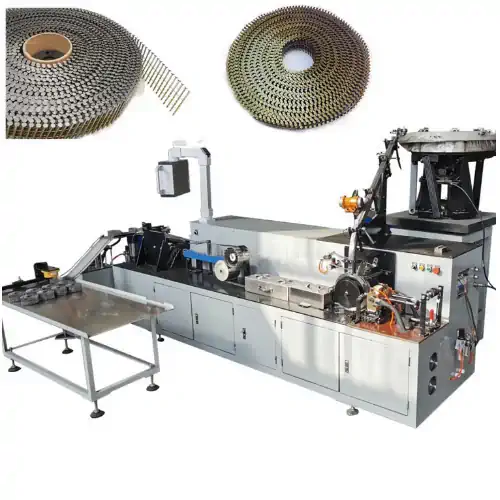 عکس دستگاه تولید میخ رولی به همراه عکس میخ ها