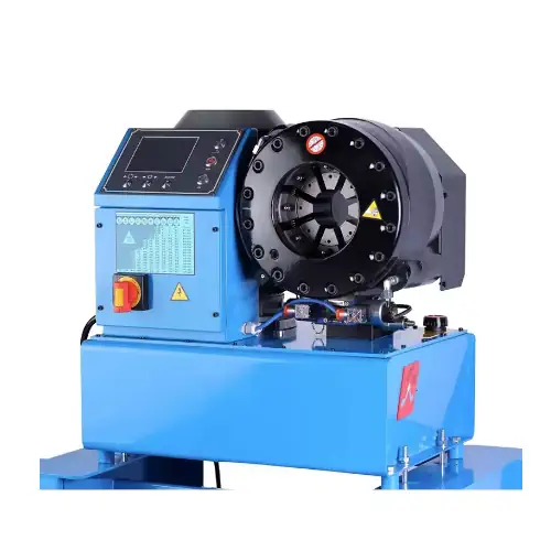 عکس دستگاه پرس شلنگ در زمینه سفید