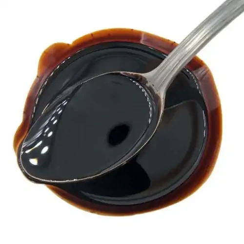 عکس یک قاشق رنگ کارامل