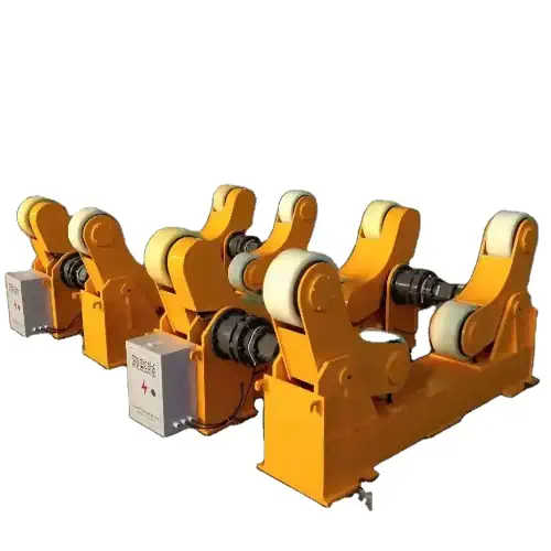 عکس رول چرخان جوشکاری لوله نارنجی