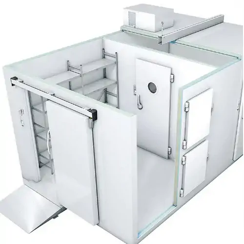 عکس سردخانه صنعتی کوچک سفید رنگ