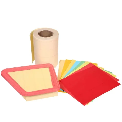 عکس پارچه فیلتر کاغذی هوا در رنگ های مختلف