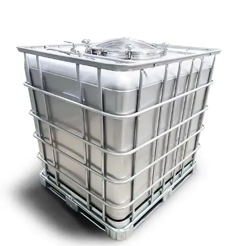 عکس مخزن پالت فلزی در زمینه سفید
