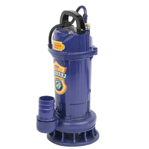 عکس پمپ کفکش آبی رنگ