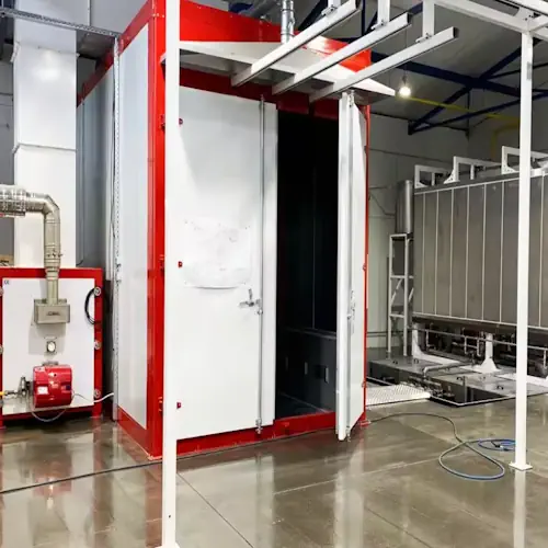 عکس کوره رنگ الکترواستاتیک به همراه مشخصات