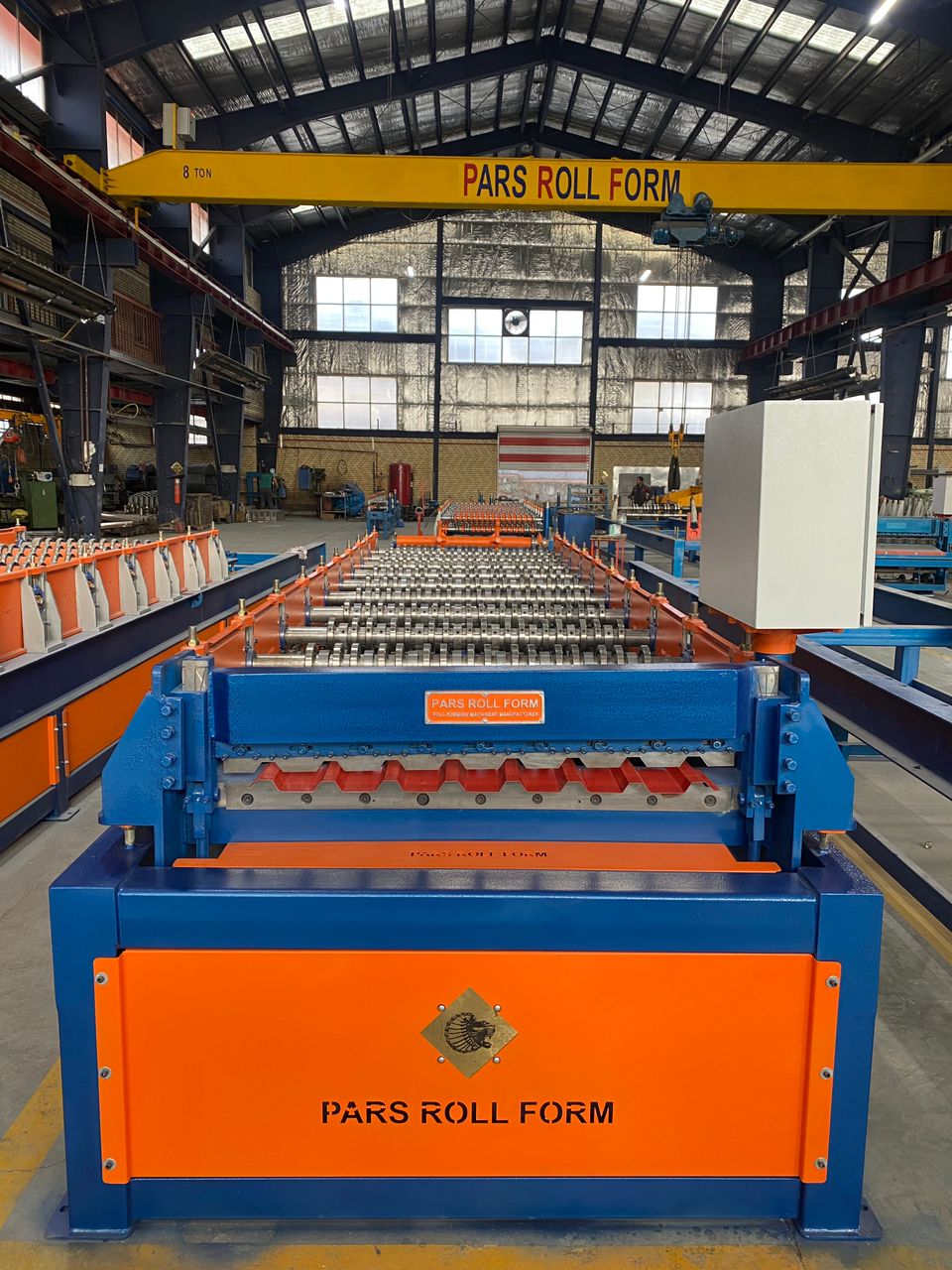 فروش خط تولید دستگاه ورق طرح سفال در 8 مدل ورق خروجی