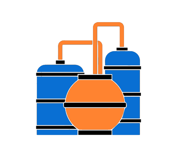 آیکون ماشین آلات شیمیایی دمیرکو