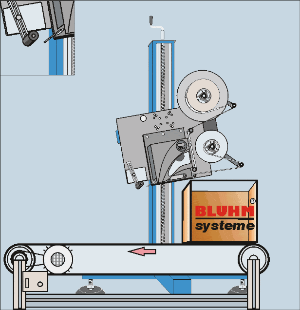 انیمیشن نحوه کار دستگاه لیبل زن
