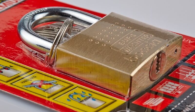 نمونه قفل اسکین پک شده