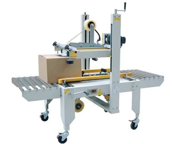 عکس از بغل دستگاه دستگاه چسب زن کارتن CH300