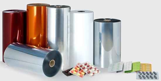 عکس فیلم پی وی سی شفاف و متالایز