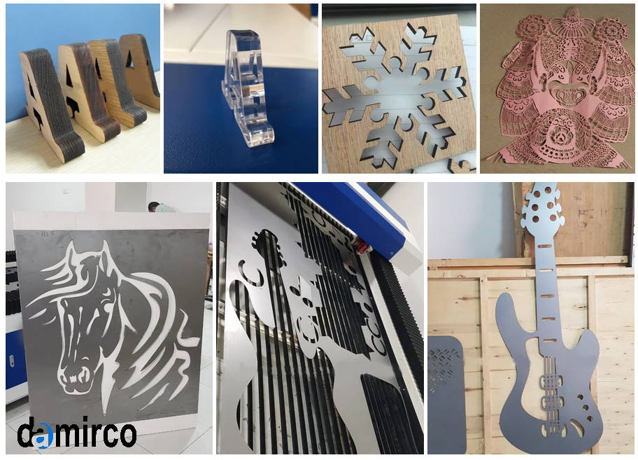 عکس انواع نمونه های برش لیزر