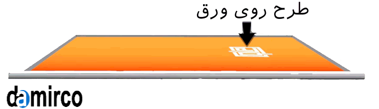 طرح چاپ تامپو روی ورق