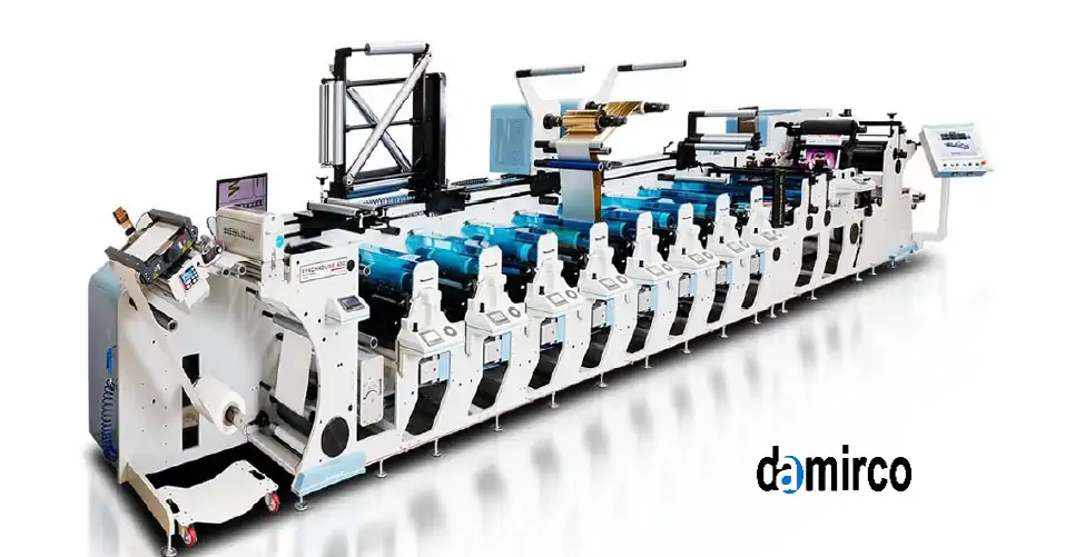 عکس یک دستگاه چاپ فلکسو