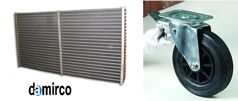 کویل و پایه چرخدار