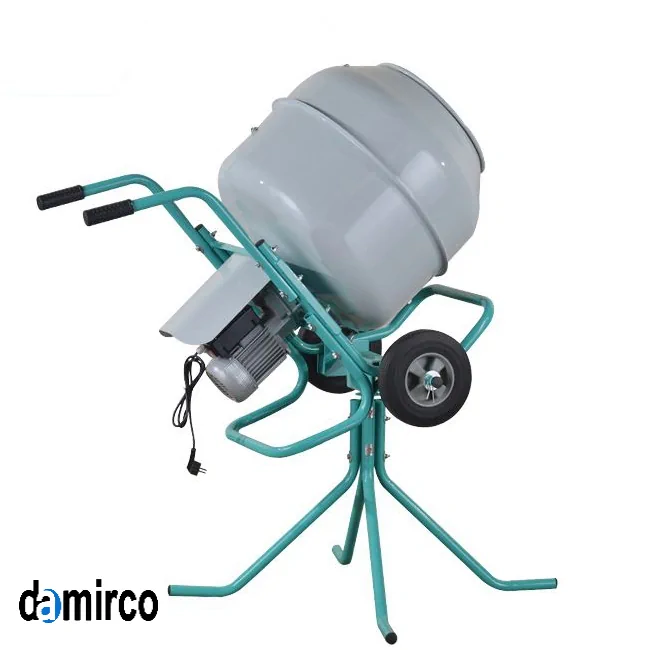 تصویری از یک میسر بتن قابل حمل  برقی از زاویه دیگر