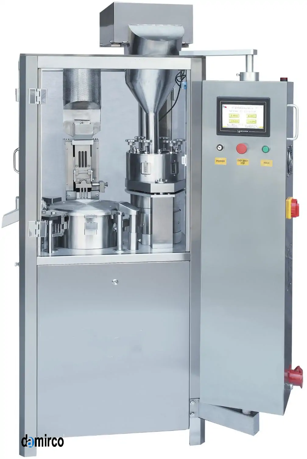 نمونه ای از یک پرکن کپسول دارویی