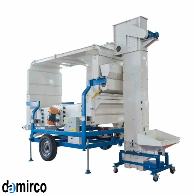 تصویر دستگاه بوجاری از زاویه ای دیگر