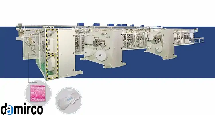 تصویر خط تولید نوار بهداشتی 2
