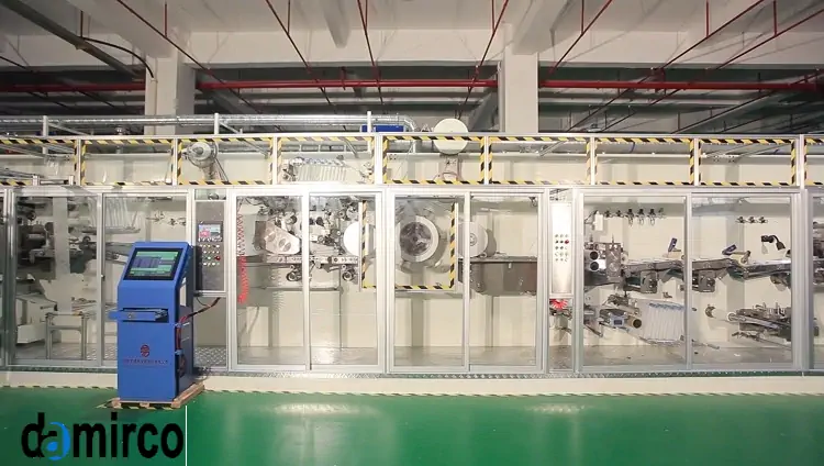 تصویر خط تولید واضح تر در کارخانه