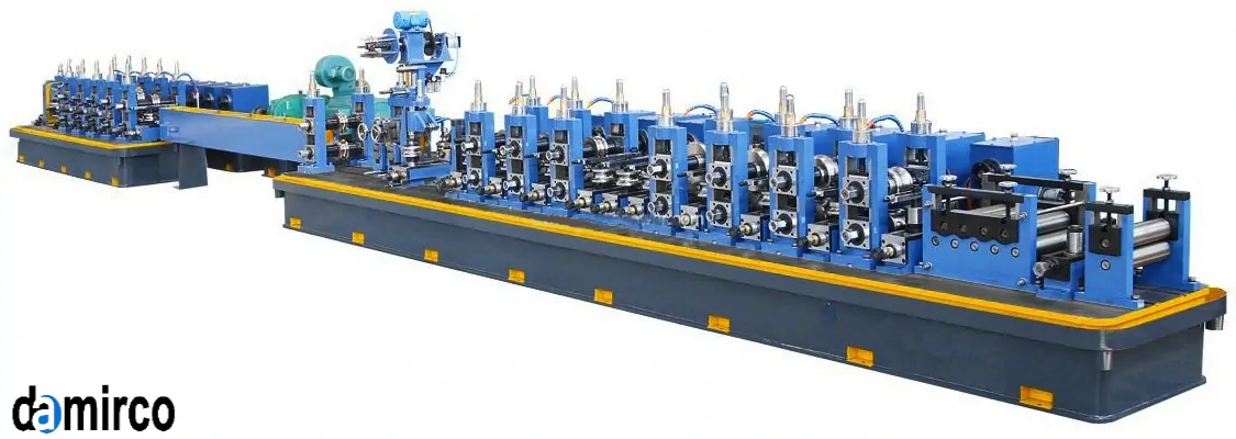 عکس کامل خط تولید لوله