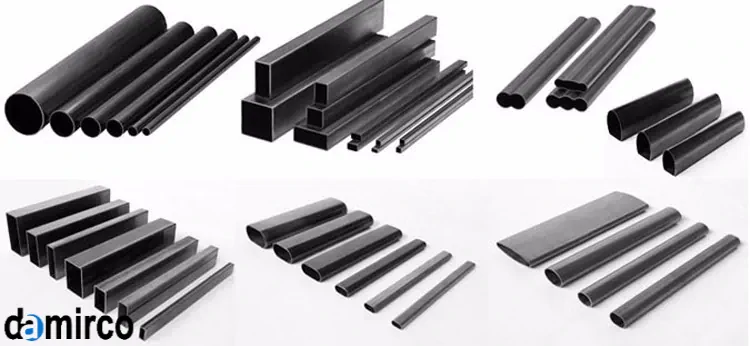 عکس انواع لوله و پروفیل تولید به روش درزداری