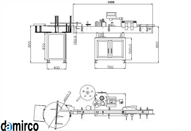 تصویر ساختمان دستگاه لیبل زن