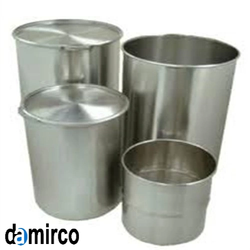 اندازه های مختلف مخزن استیل