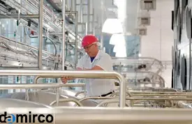 تصویر یک کارخانه تولید ماست2