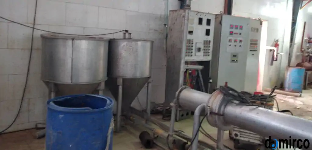 کراشر دسته دوم خط تولید رب دسته دوم