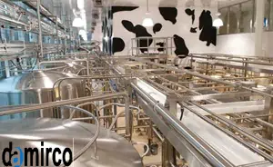 تصویر یک کارخانه تولید ماست