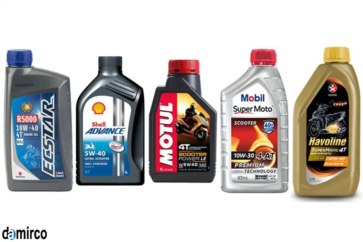 تصویر چند عدد بطری روغن موتور