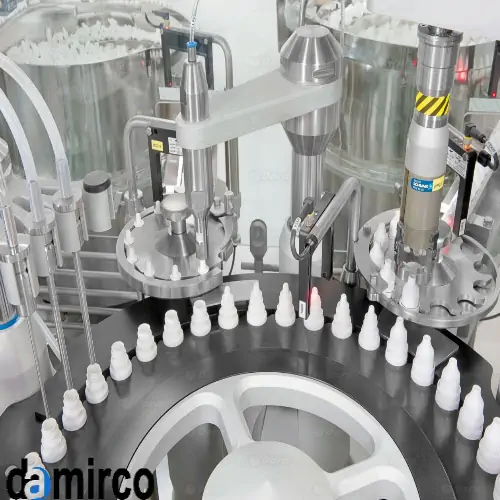 دستگاه در حال پر کردن