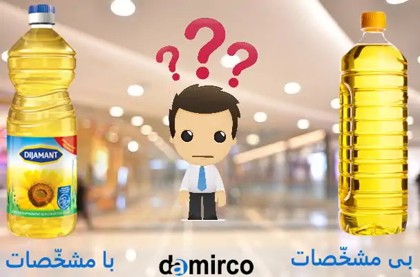 تصویر چاپ روی بطری روغن