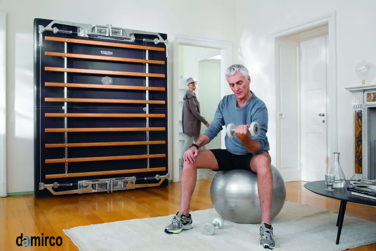 یک ورزشکار درحال تمرین2