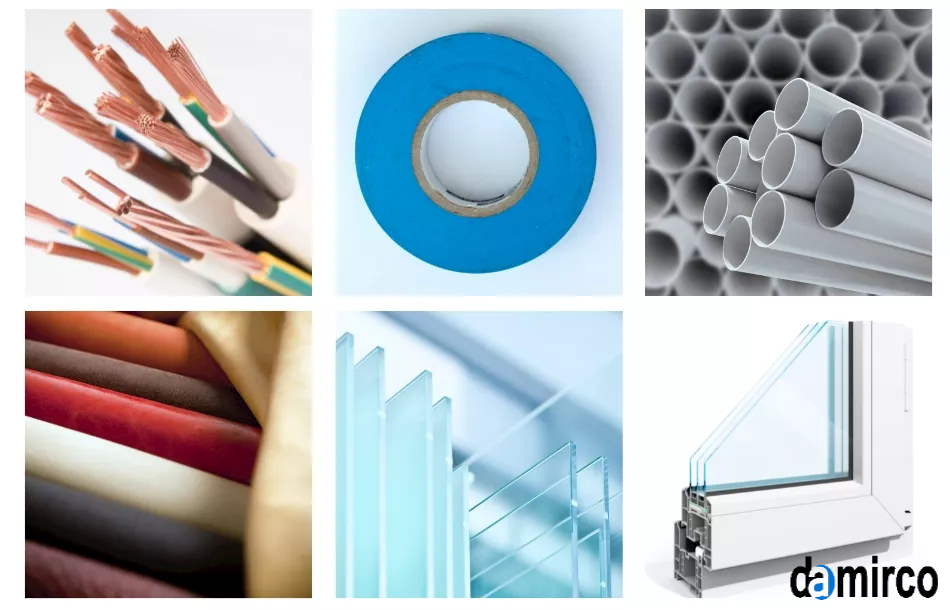 عکس کاربرده های پودر پی وی سی